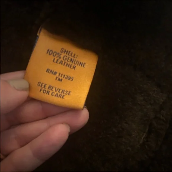 Tory Burch / Bergdorf Goodman Chocolate Brown Suede Shearling Jacket XS - Picture 8 of 9